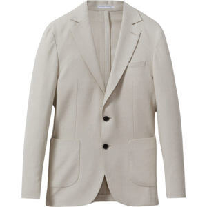 REISS APHRODITE Single Breasted Blazer With Cotton